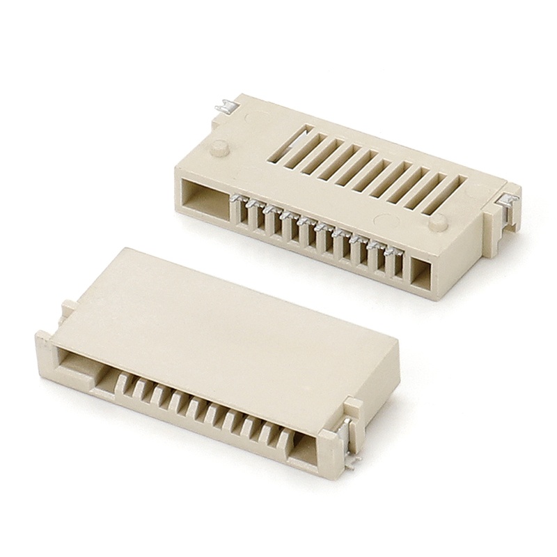 MS card connector all-plastic 