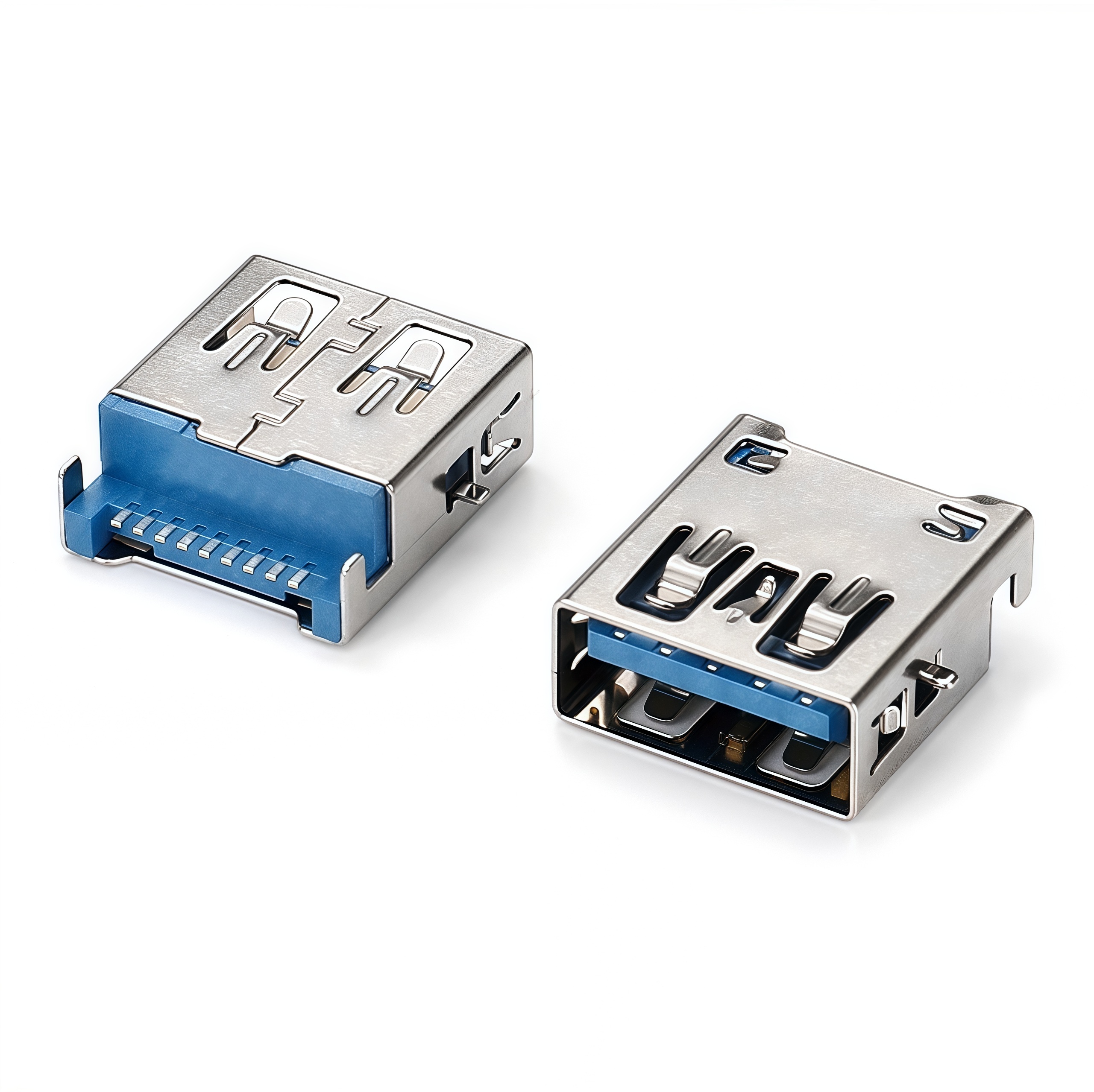 USB 3.0 AF centered sinking plate flat