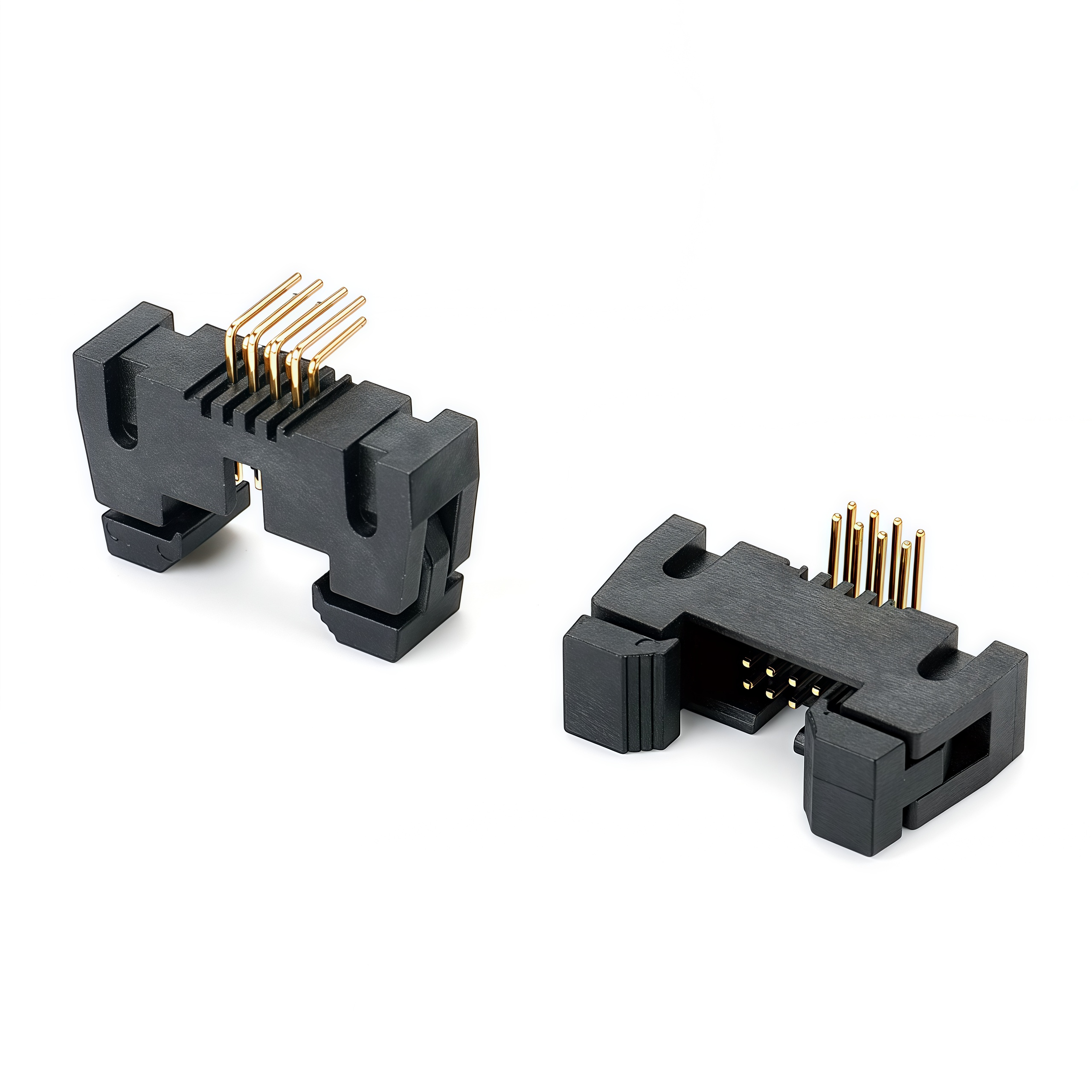 1.27mm 90° three-piece box header