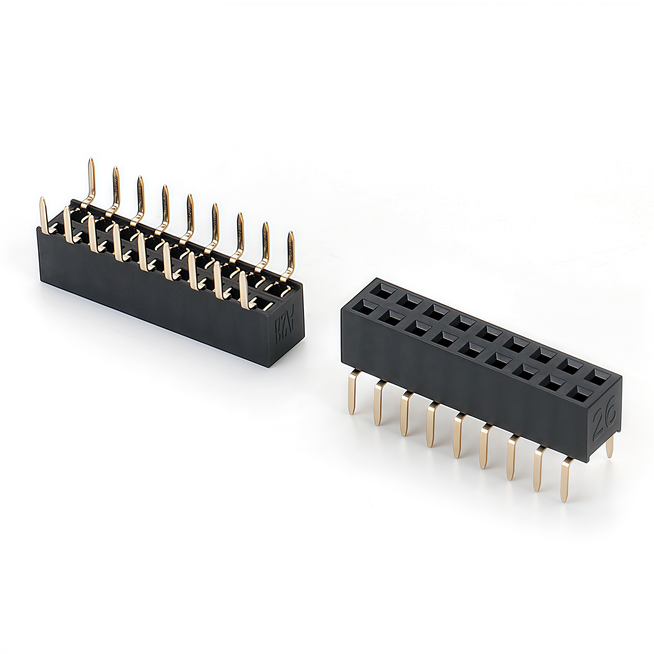 2.54mm double-row centipede-shaped feet